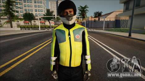 Inspector del batallón motorizado de la policía  para GTA San Andreas