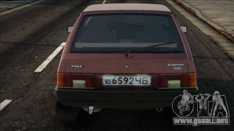 VAZ-2108 en el desagüe de suciedad para GTA San Andreas