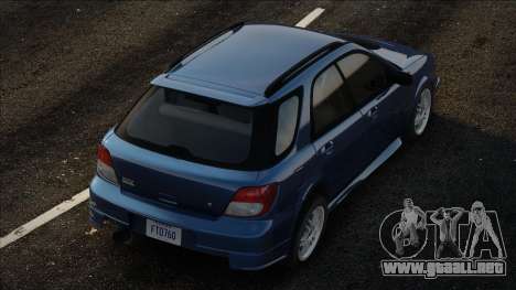 Subaru Impreza Wagon Blue para GTA San Andreas