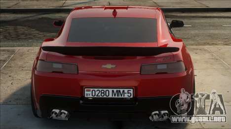 Chevrolet Camaro Z28 2015 Red-Bleck para GTA San Andreas