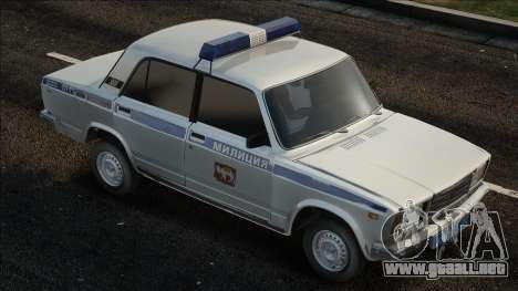 VAZ-2107 Antigua Milicia para GTA San Andreas