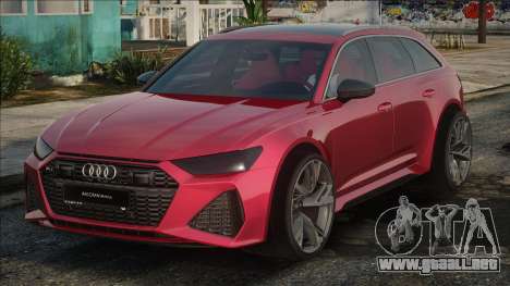 Audi RS6 Mt para GTA San Andreas