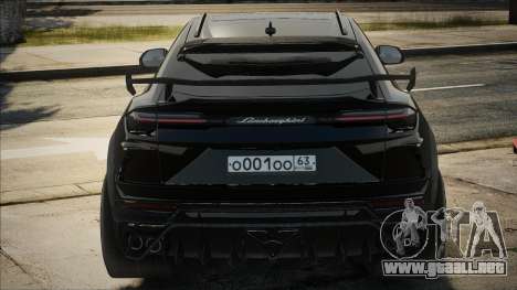 Lamborghini Urus Black Stock para GTA San Andreas