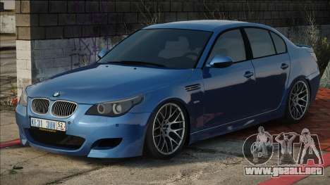 BMW M5 BLU para GTA San Andreas