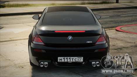 BMW M6 e63 Black para GTA San Andreas