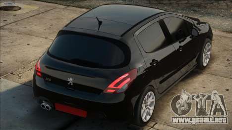 Peugeot 308 Black para GTA San Andreas