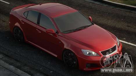 Lexus IS-F Red para GTA San Andreas