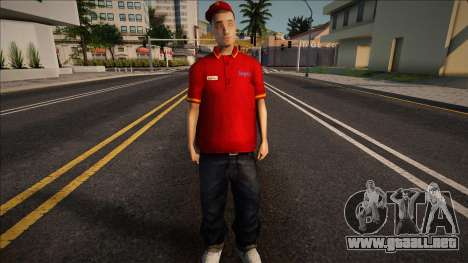 Bobby - Burger Shot para GTA San Andreas