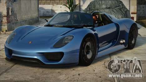 Porsche 918 Spyder Concept Study Nero Interior para GTA San Andreas