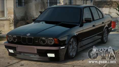 BMW E34 Blek para GTA San Andreas