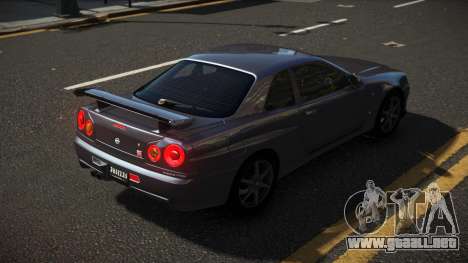 Nissan Skyline R34 Heroshi para GTA 4