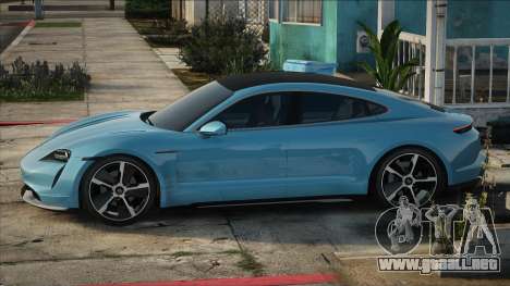 2021 Porsche Taycan Turbo S R-Plate para GTA San Andreas