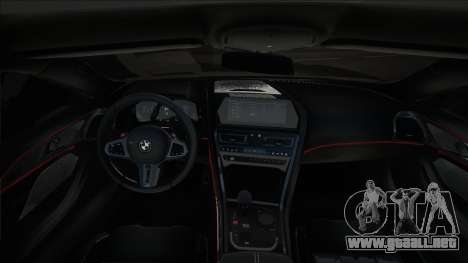 BMW M8 Competition con iluminación interior para GTA San Andreas