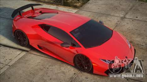 Lamborghini Huracan Red para GTA San Andreas