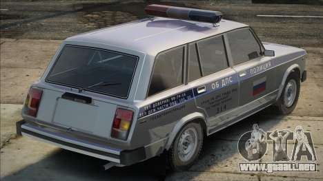 VAZ 2104 con librea de policía de tráfico para GTA San Andreas