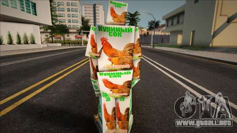 Jugo de pollo para GTA San Andreas