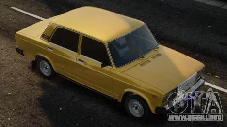 VAZ 2107 Amarillo en stock para GTA San Andreas