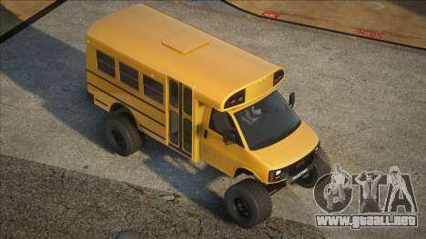 GMC BUS Yellow para GTA San Andreas