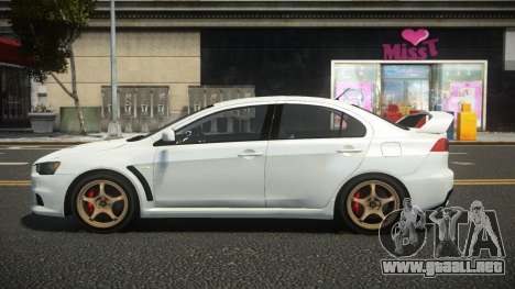 Mitsubishi Lancer Evolution X DSF para GTA 4