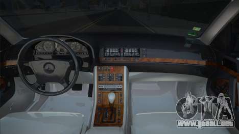 Mercedes-Benz W140 S600 Rest para GTA San Andreas