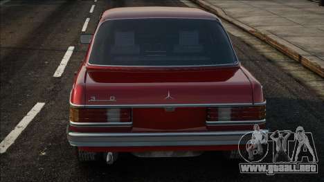 Mercedes-Benz W123 300D Red para GTA San Andreas