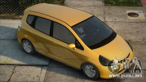 Honda Jazz Yellow para GTA San Andreas