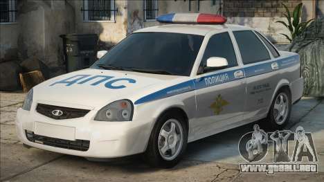 LADA Priora - Policía de Tráfico en Arzamas para GTA San Andreas