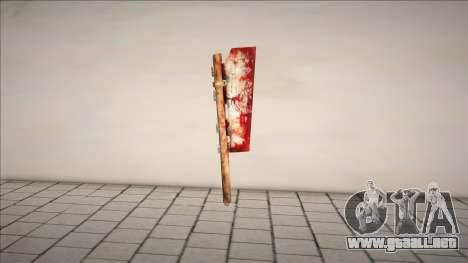 Cuchillo de carnicero sangriento para GTA San Andreas