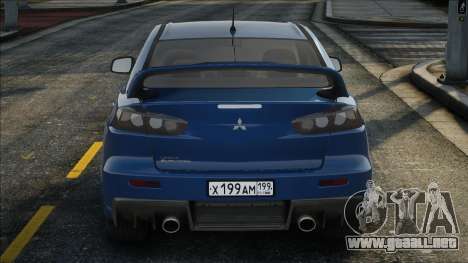 Mitsubishi Lancer Evolution Blu para GTA San Andreas