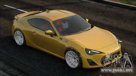 Toyota GT86 Amarillo para GTA San Andreas