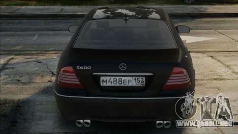 Mercedes-Benz S600 BLE para GTA San Andreas