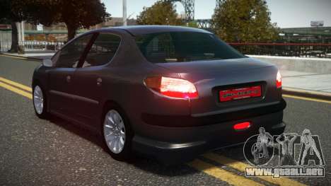 Peugeot 206 Ertylka para GTA 4