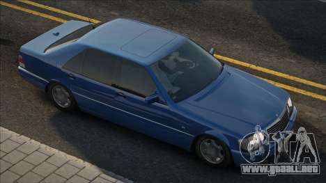 Mercedes-Benz W140 S600 Rest para GTA San Andreas