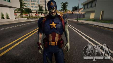 Zombie Captain America (Marvel Future Fight) para GTA San Andreas