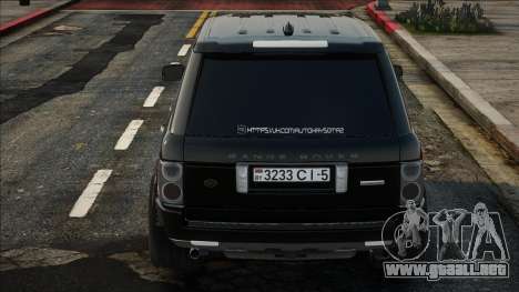 Land Rover Range Rover 3 para GTA San Andreas