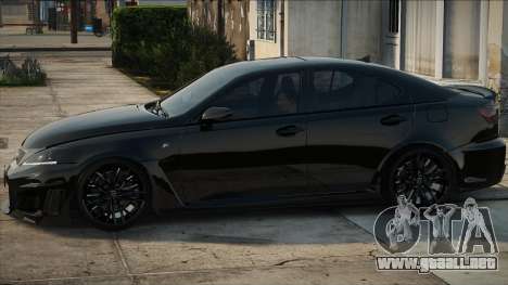 Lexus IS-F Blek para GTA San Andreas