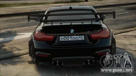 BMW M4 F83 Blek para GTA San Andreas