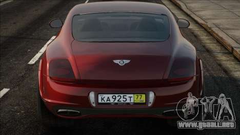 Bentley Continental Supersports 2010 para GTA San Andreas