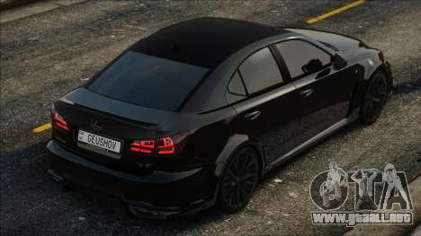 Lexus IS F Black para GTA San Andreas