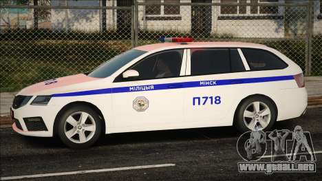 Skoda Octavia VRS MILITSIYA MINSK para GTA San Andreas