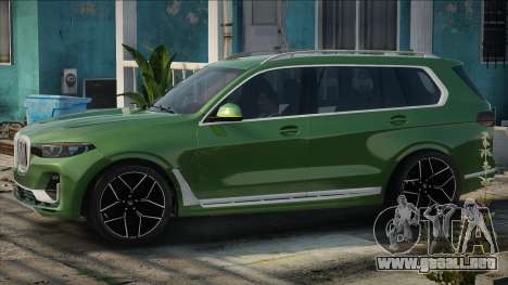 Bmw X7 Green para GTA San Andreas