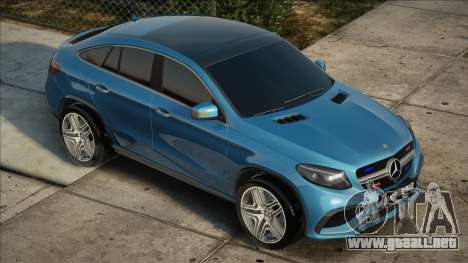 Mercedes-Benz GLE63 BLUE para GTA San Andreas