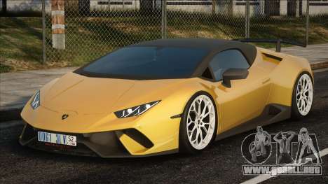 Lamborghini Huracan Yell para GTA San Andreas