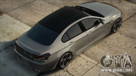 BMW M6 Gran Coupe Silver para GTA San Andreas