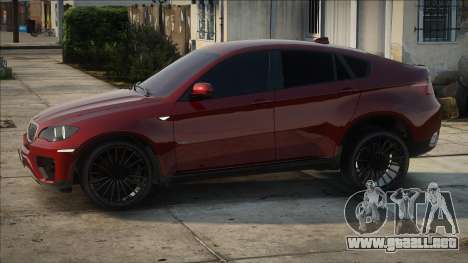 BMW X6 50i Red para GTA San Andreas