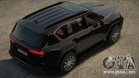 Lexus LX600 Black para GTA San Andreas