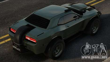 2010 Dodge Challenger SRT Military para GTA San Andreas