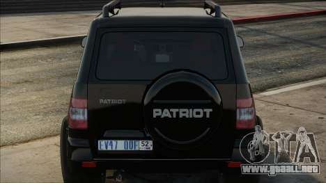 UAZ Patriota Negro para GTA San Andreas