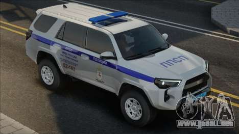 Toyota Land Cruiser Polic para GTA San Andreas