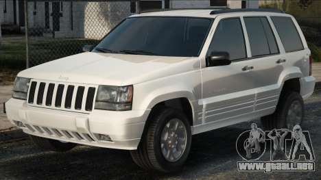 Jeep Grand Cherokee ZJ White para GTA San Andreas